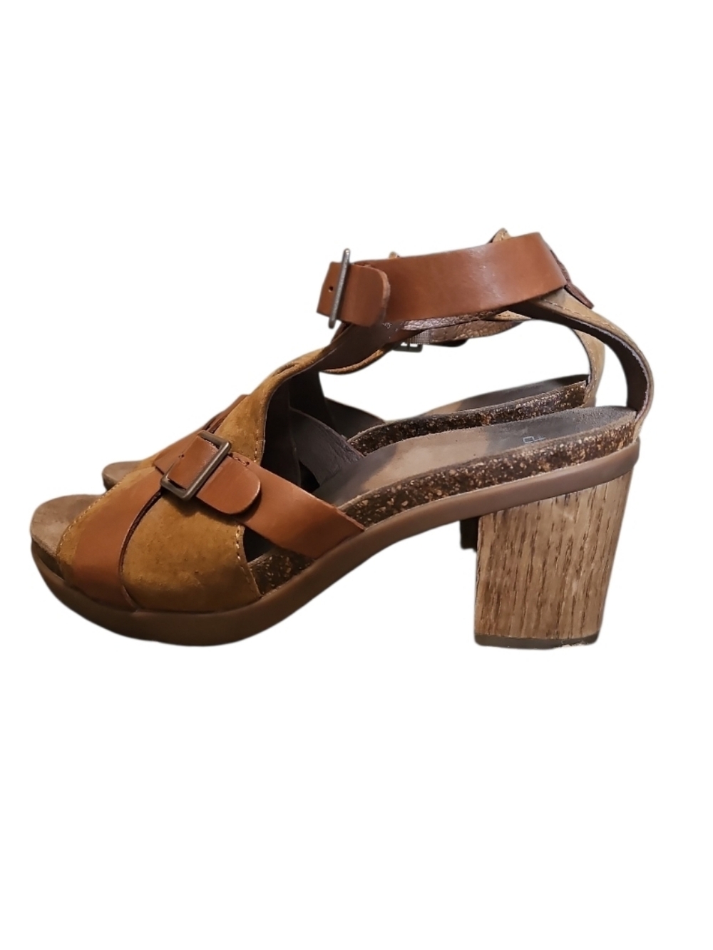 Dansko Dominique Strappy Suede Leather Sandals - Picture 3 of 11